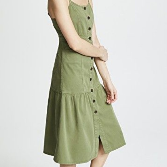 Madewell Bayview Tiered Midi Dress - Picture 2 of 4